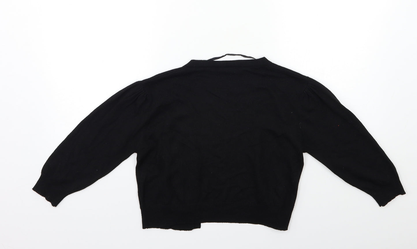 Atmosphere Womens Black  Knit Cardigan Jumper Size 10