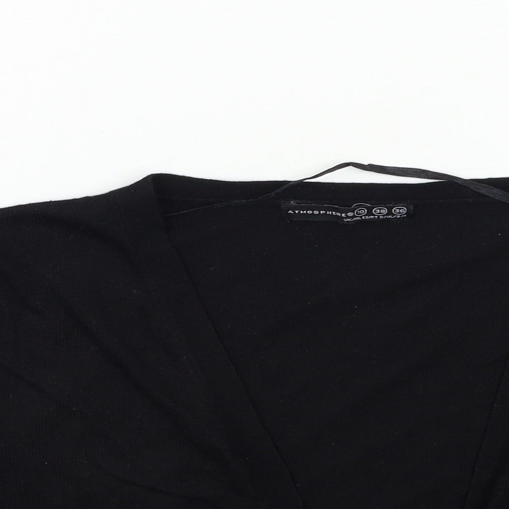 Atmosphere Womens Black  Knit Cardigan Jumper Size 10