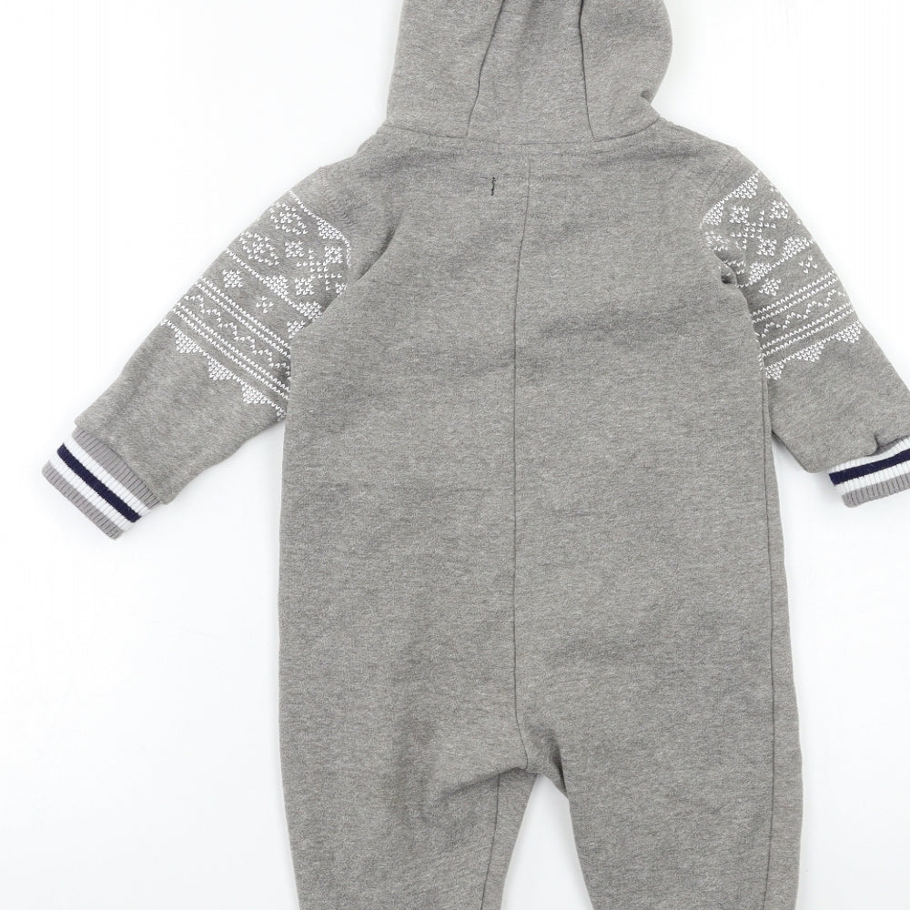 Primark Baby Green Striped  Romper One-Piece Size 9-12 Months