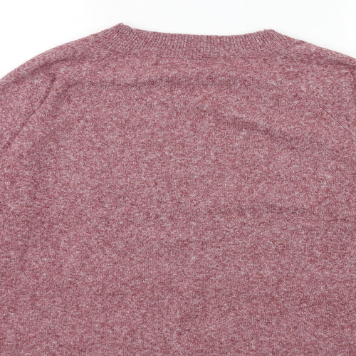 VERO MODA Mens Red  Knit Pullover Jumper Size L
