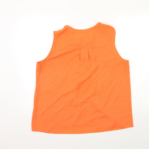 TU Womens Orange   Basic Tank Size 16