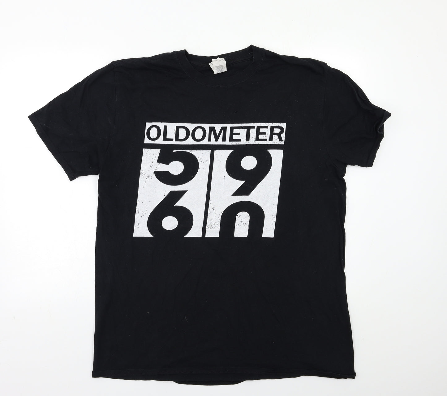 Gildan Mens Black    T-Shirt Size XL