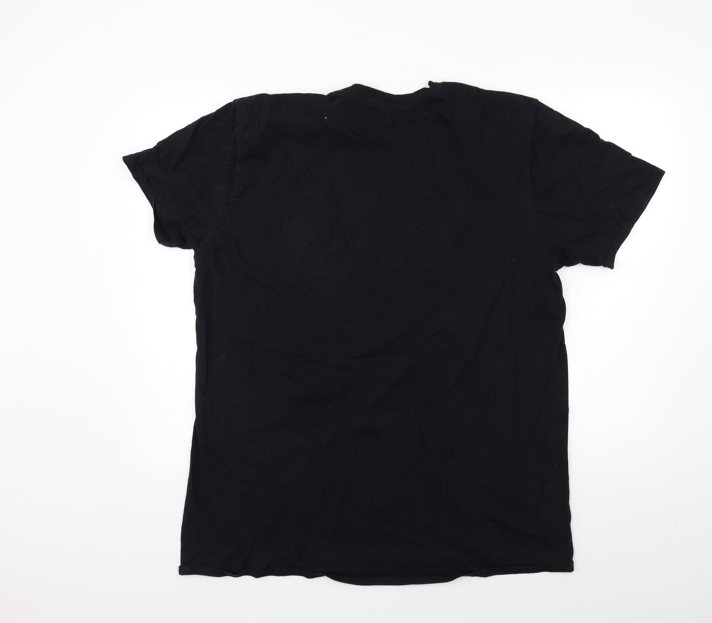 Gildan Mens Black    T-Shirt Size XL
