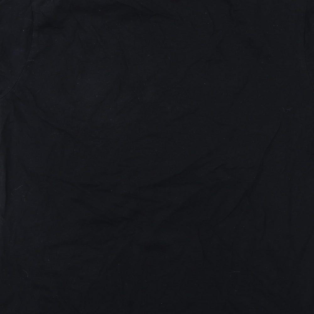 Gildan Mens Black    T-Shirt Size XL
