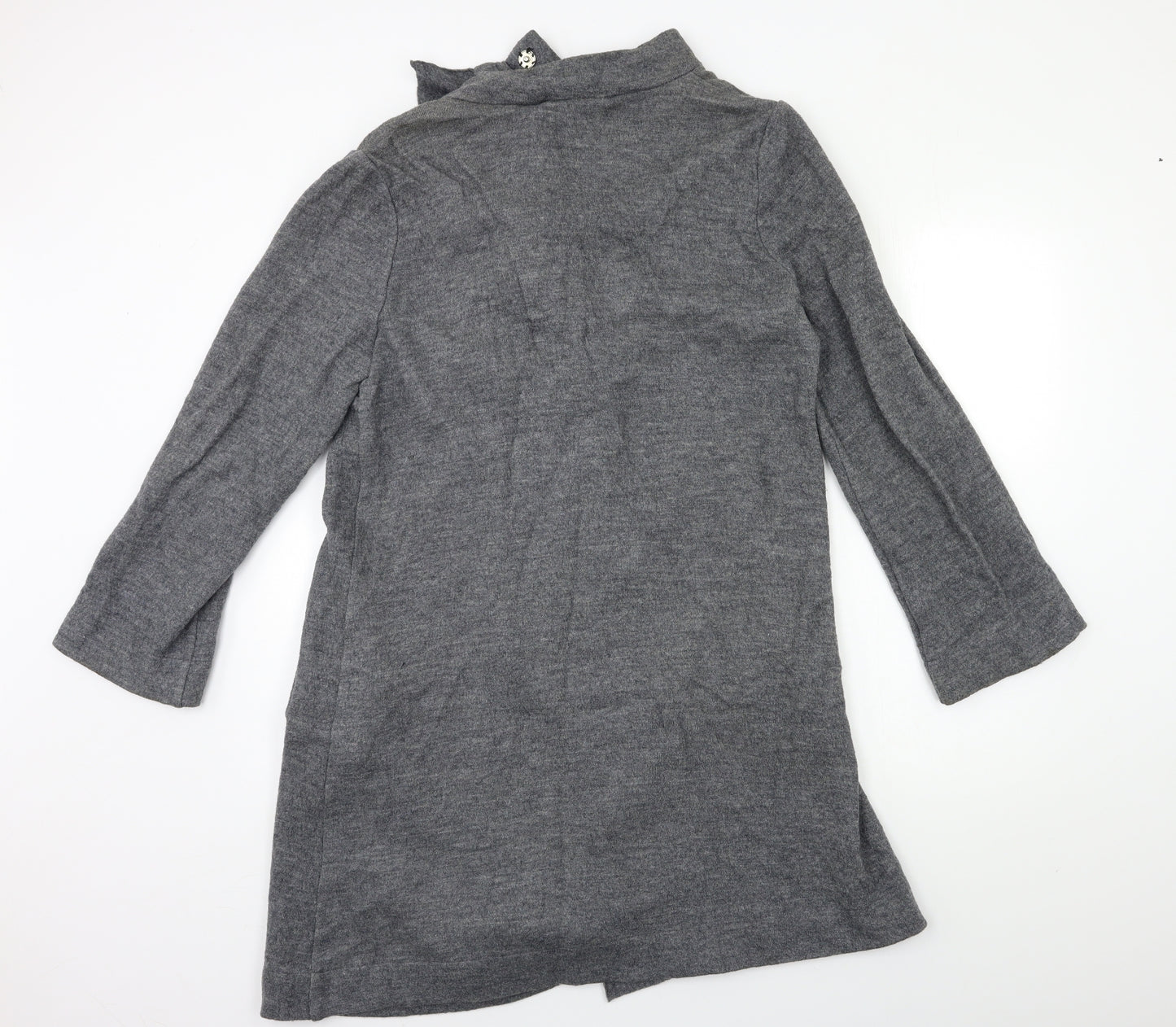 Betty Jackson Womens Grey   Overcoat Coat Size 12