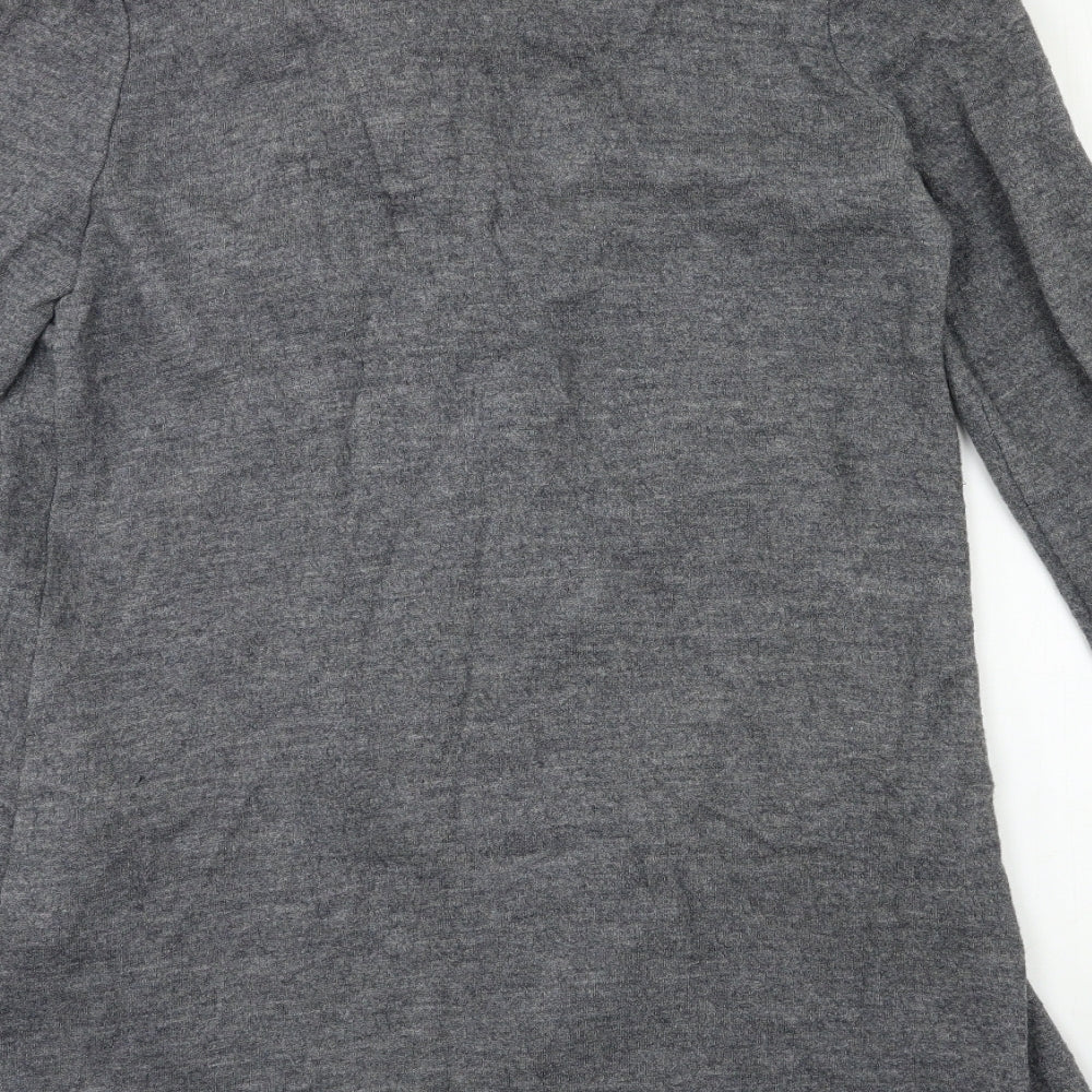 Betty Jackson Womens Grey   Overcoat Coat Size 12