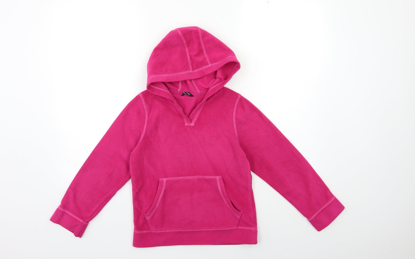 George Girls Pink  Fleece Pullover Hoodie Size 9 Years