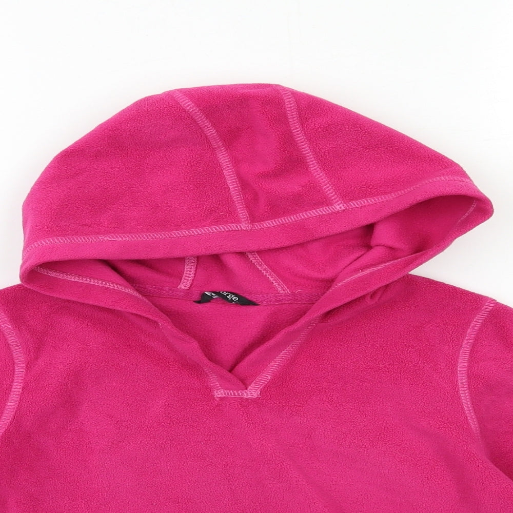 George Girls Pink  Fleece Pullover Hoodie Size 9 Years