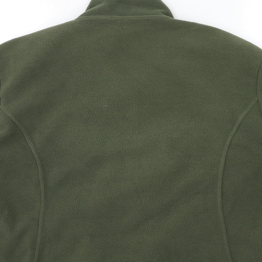 tayberry Womens Green  Fleece Jacket Coat Size 14