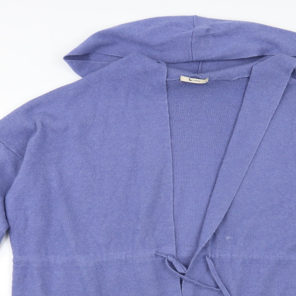 TU Womens Blue  Knit Cardigan Jumper Size 14