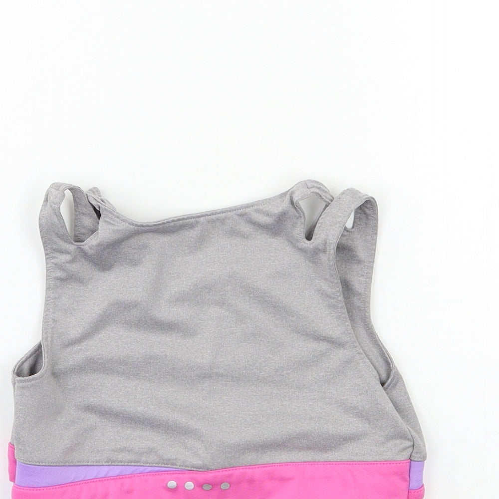 SOULUXE Girls Grey   Basic Tank Size 8 Years