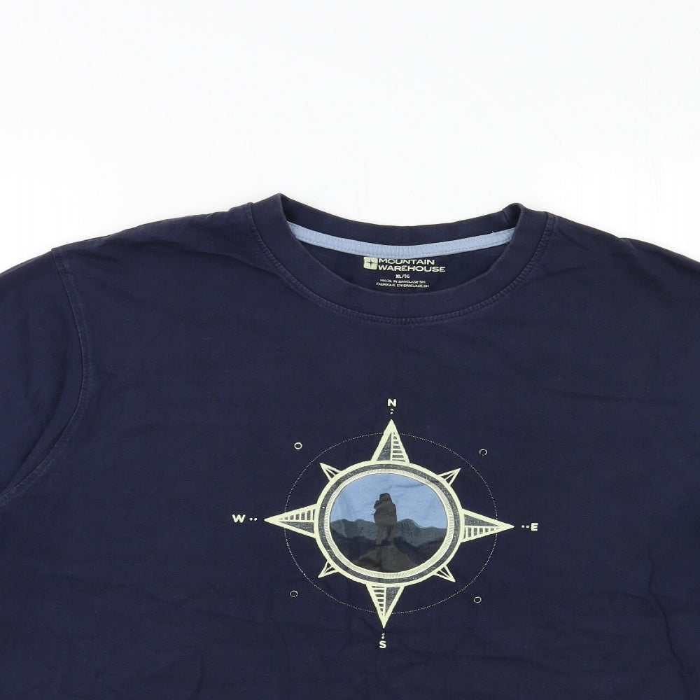 Mountain Warehouse Mens Blue    T-Shirt Size XL