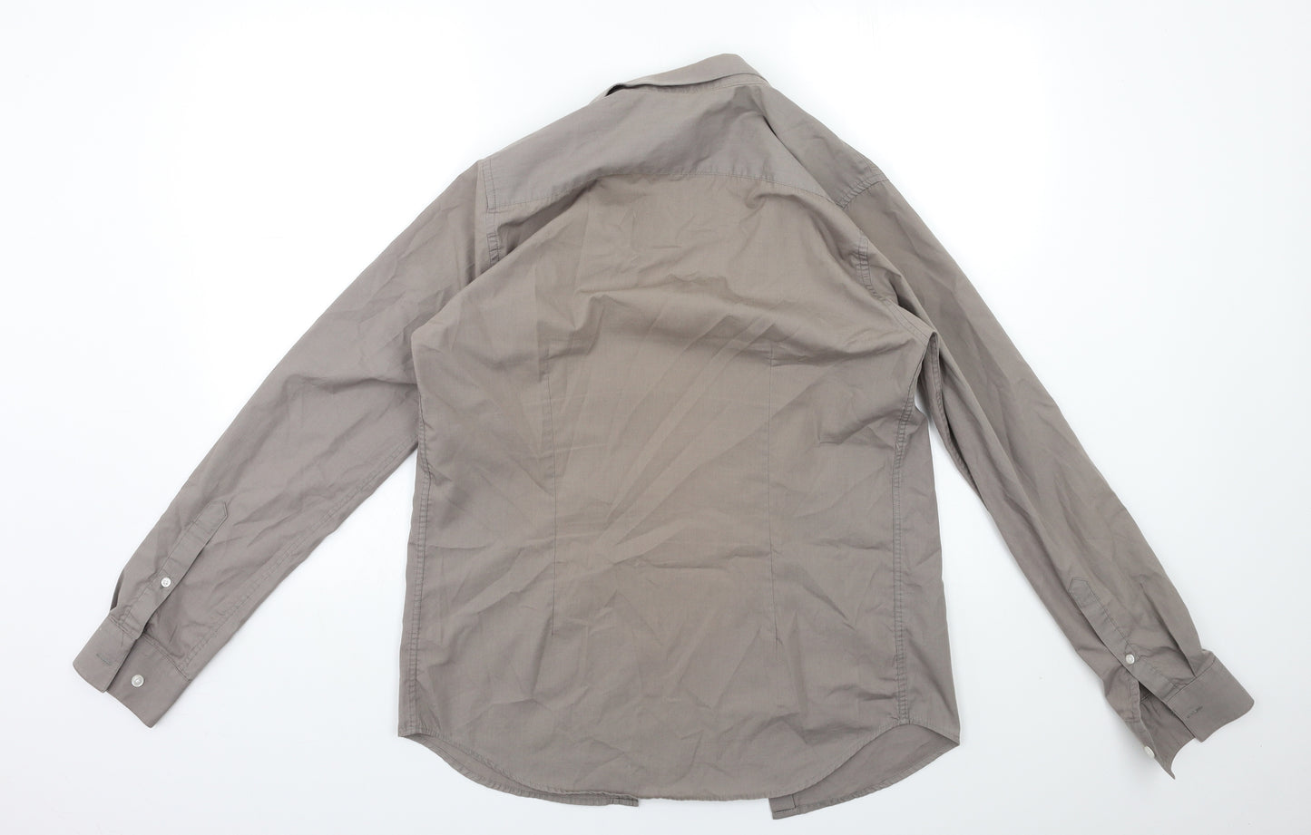 ASOS Mens Grey    Dress Shirt Size S