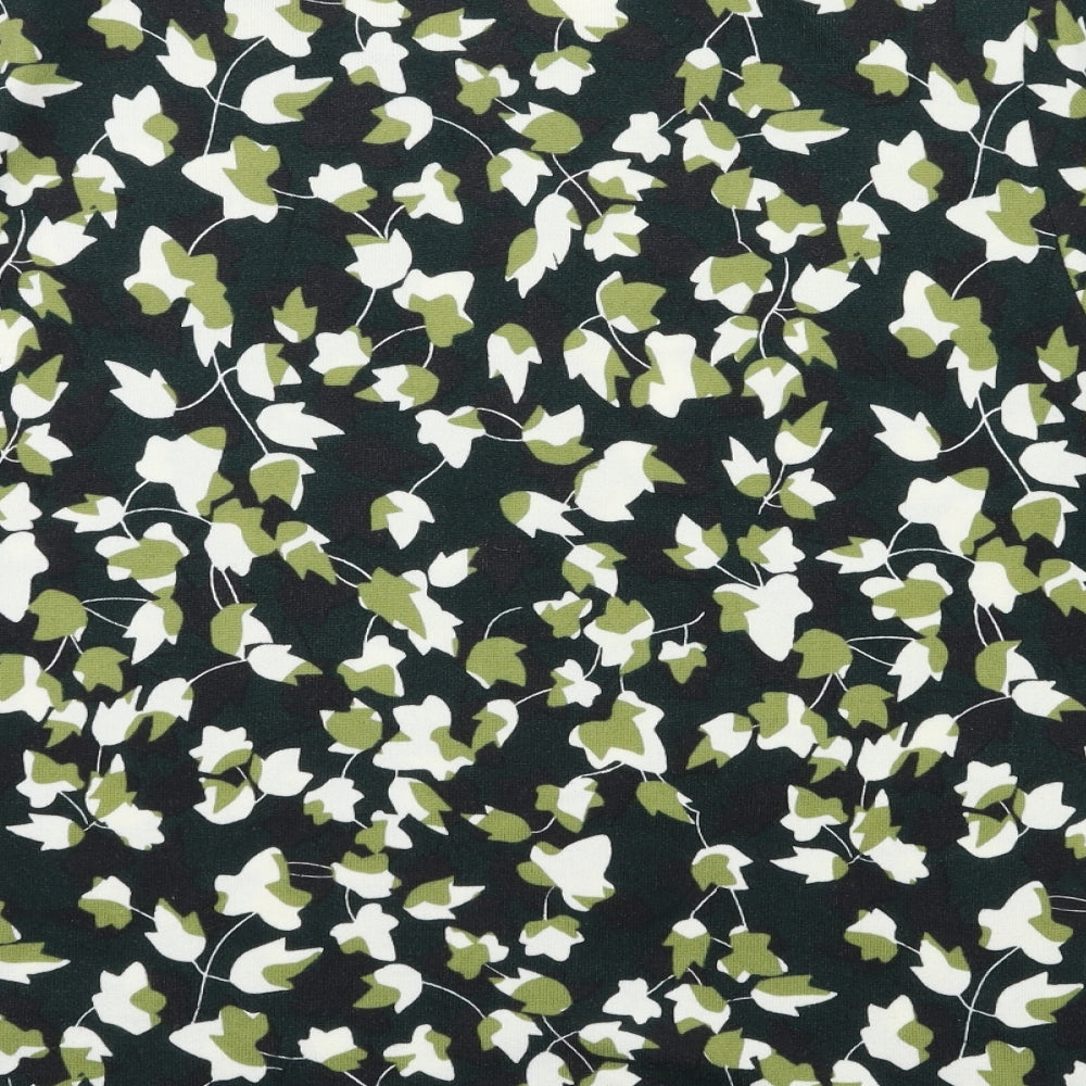 Honor Milburn Womens Green Floral  Basic T-Shirt Size 20