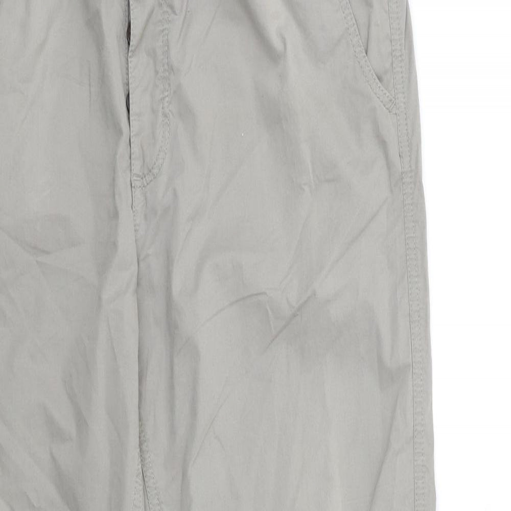 Linea Mens Grey   Chino Trousers Size M L30 in