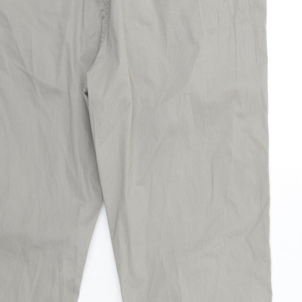 Linea Mens Grey   Chino Trousers Size M L30 in