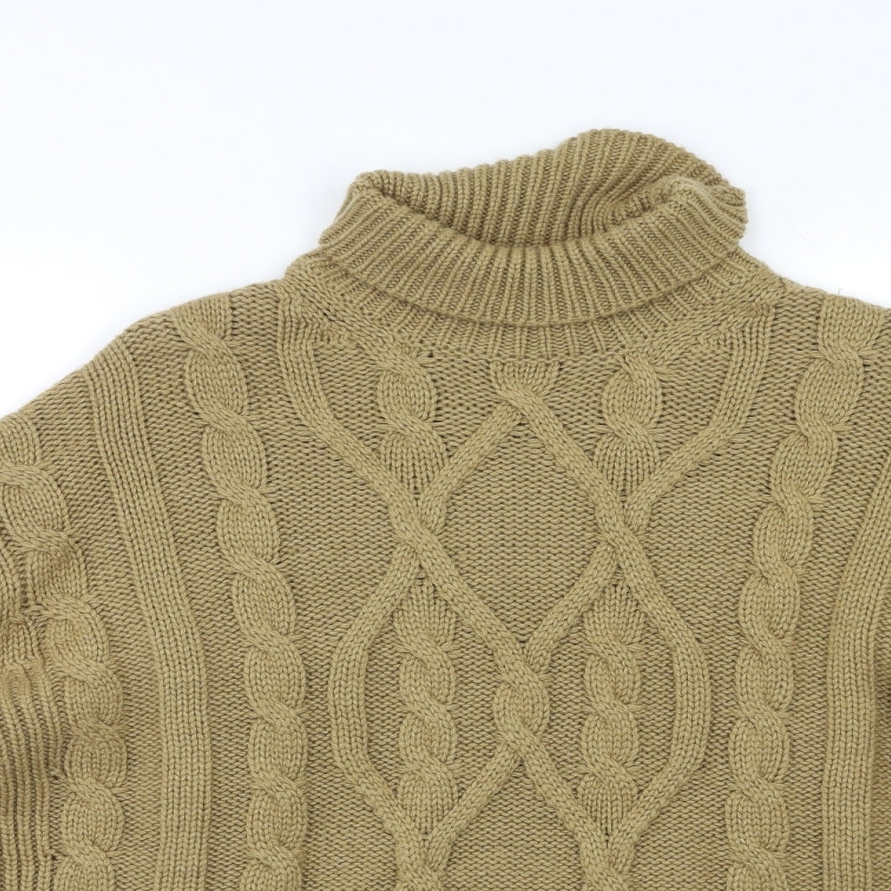 Marks and Spencer Mens Beige  Knit Pullover Jumper Size M