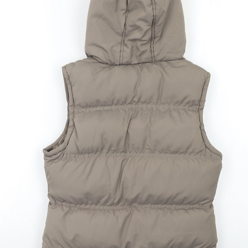 Young Dimension Girls Brown   Gilet Coat Size 10 Years