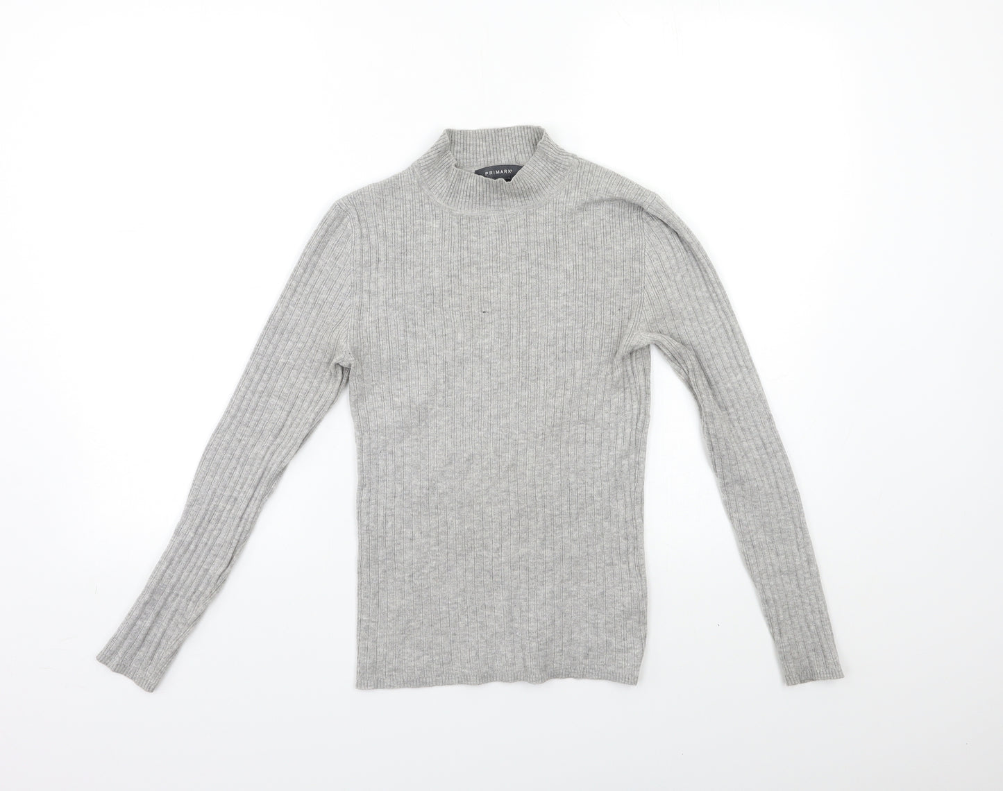 Primark Womens Grey  Knit Pullover Jumper Size 10