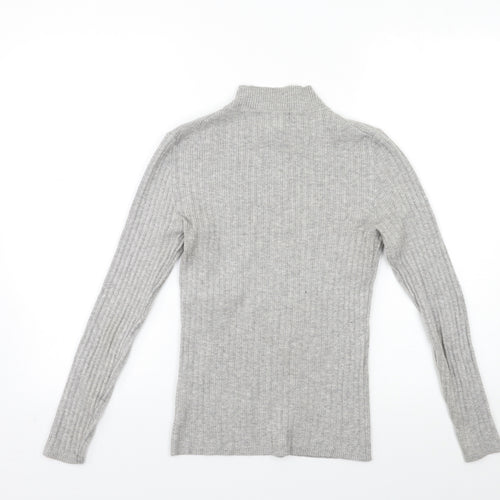 Primark Womens Grey  Knit Pullover Jumper Size 10