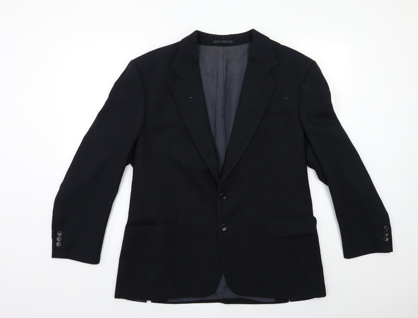 Etiquette Mens Black   Jacket Suit Jacket Size 40