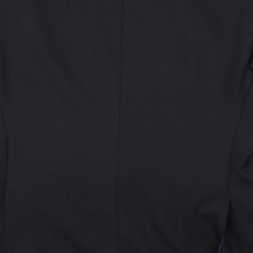 Milan Collection Mens Black   Jacket Suit Jacket Size 40