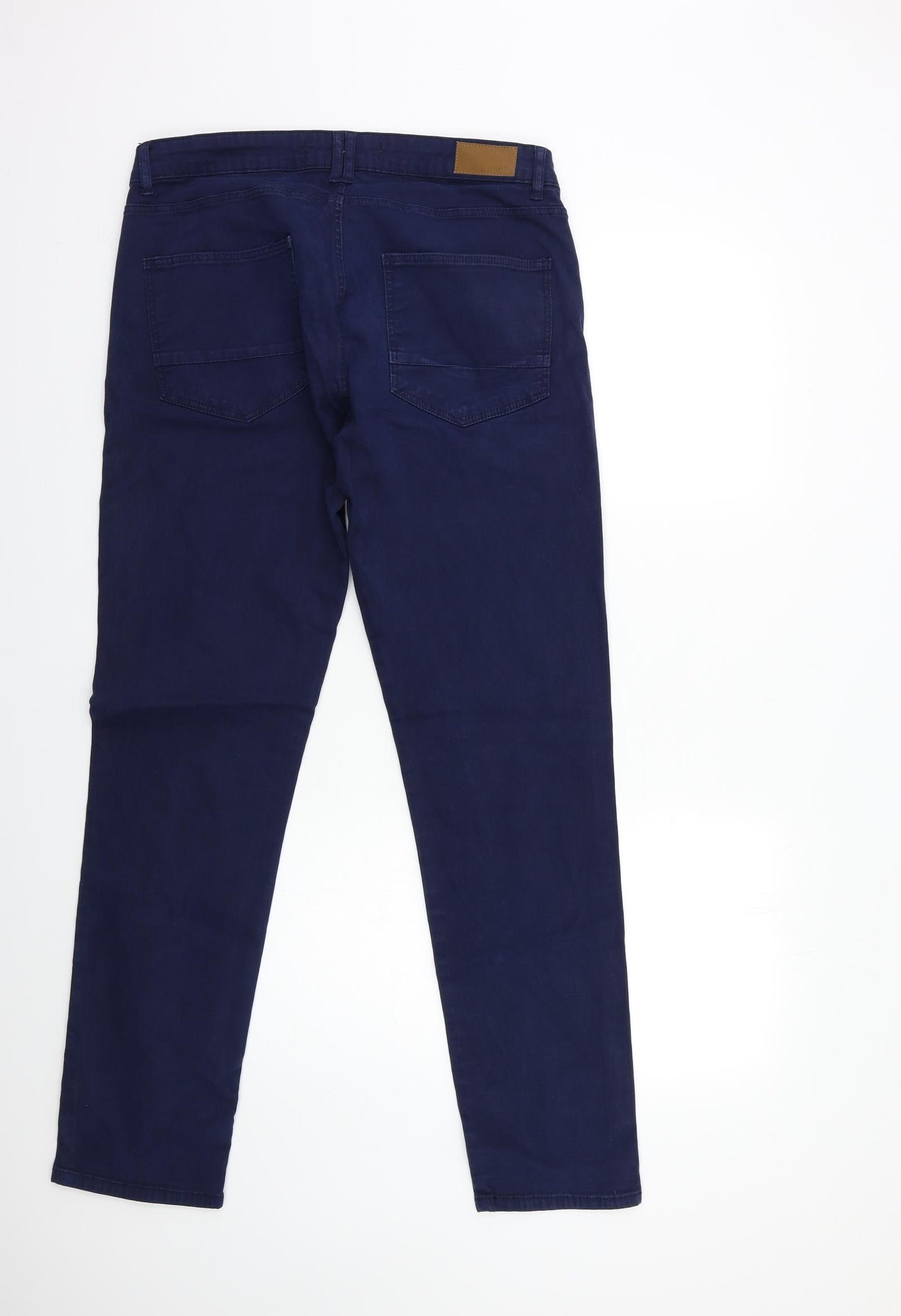 Zara Mens Blue   Chino Trousers Size 34 in L31 in