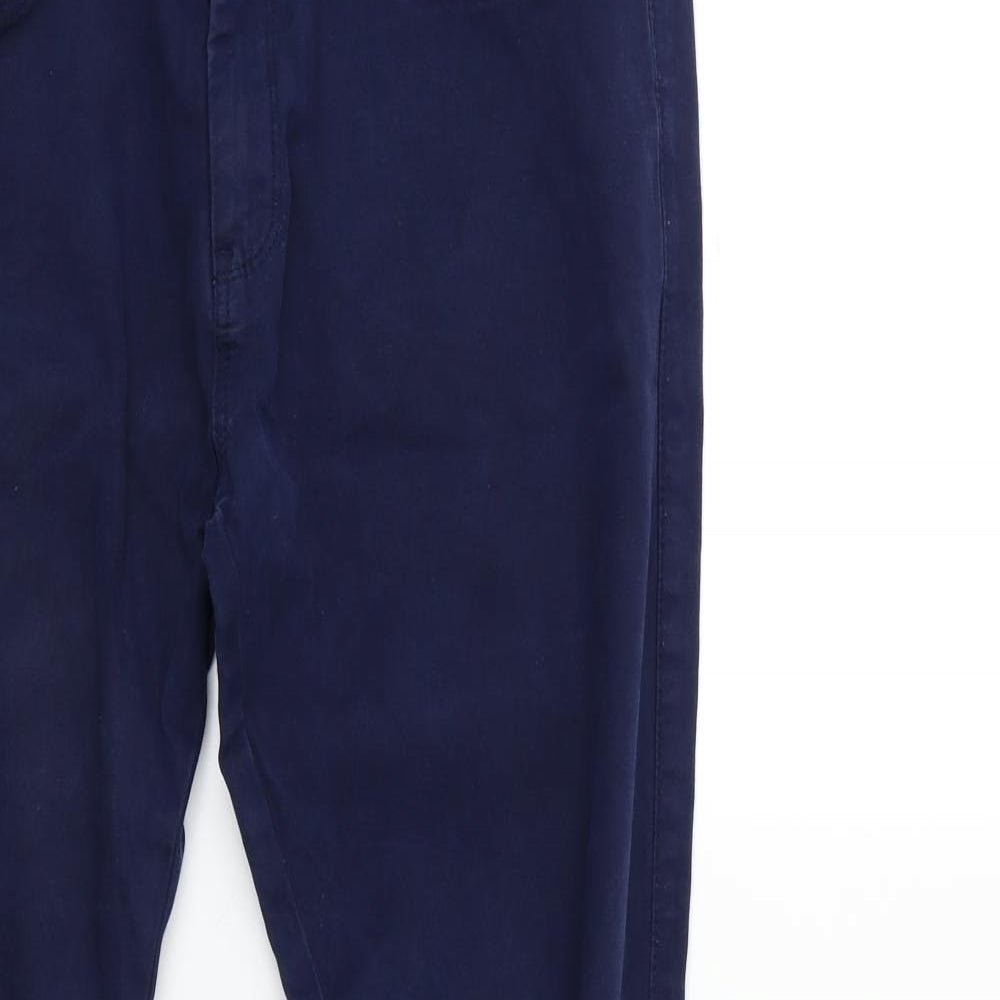 Zara Mens Blue   Chino Trousers Size 34 in L31 in