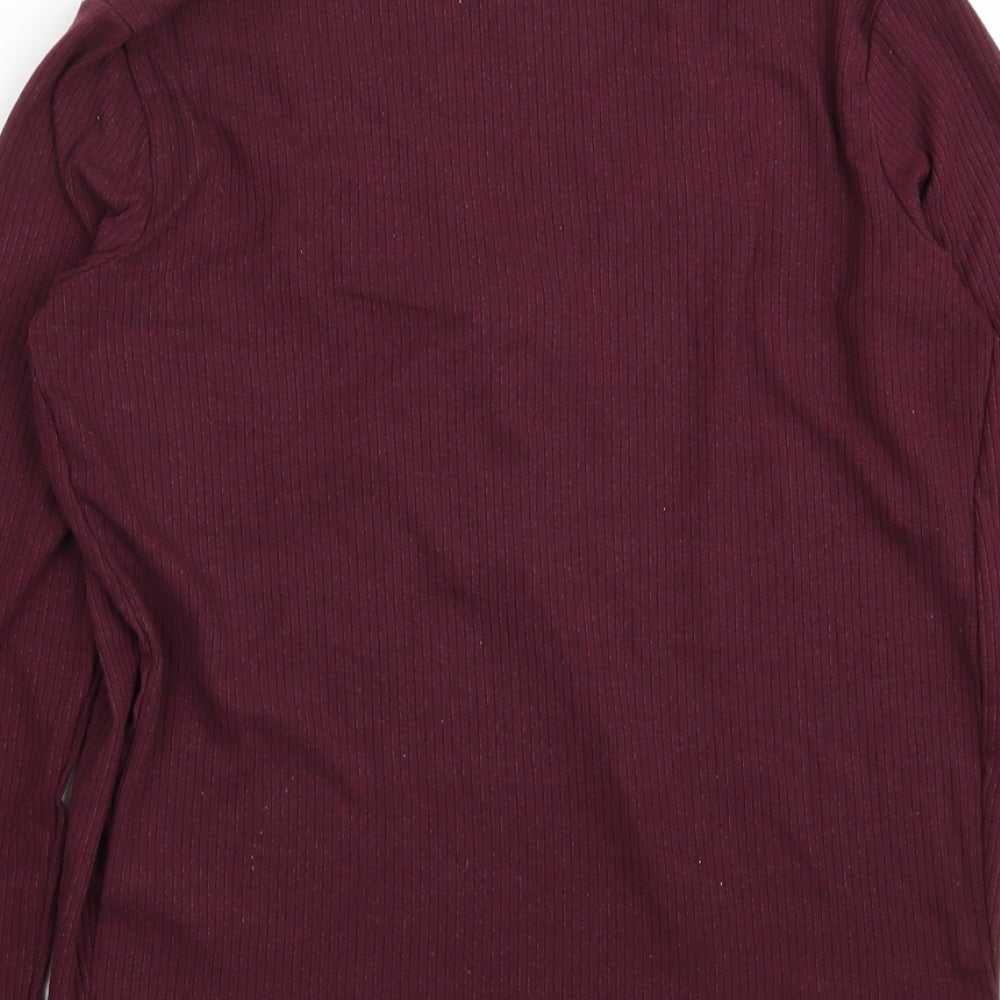 New Look Womens Purple   Basic T-Shirt Size 10