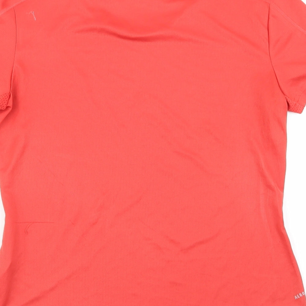 adidas Womens Red   Basic T-Shirt Size 8  - size 8-10