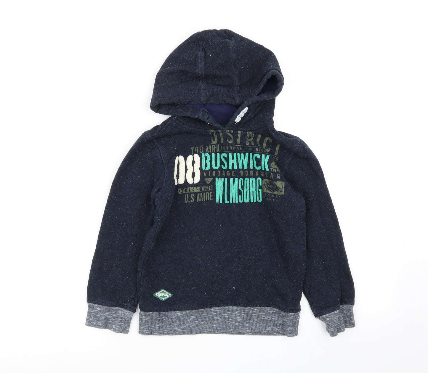Asda George Boys Blue   Pullover Jumper Size 6-7 Years