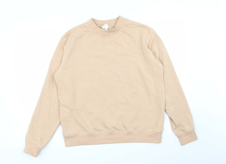 H&M Womens Beige Pullover Jumper Size S