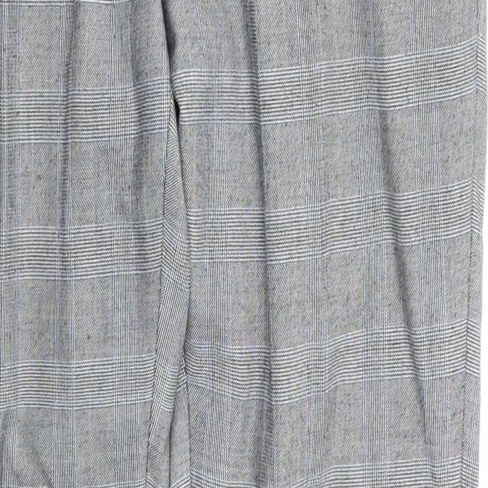 NEXT Mens Grey Check  2 Piece Suit Size 38 L29 in