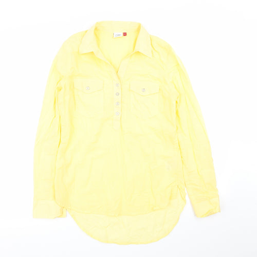OBR Womens Yellow   Basic Blouse Size 4
