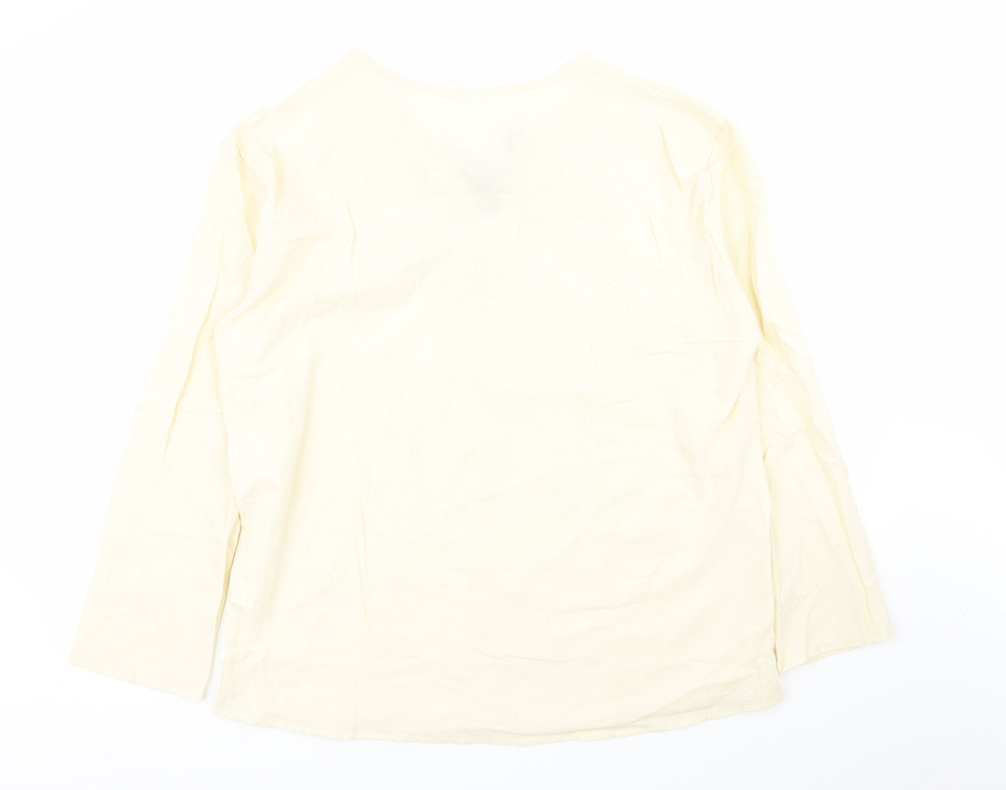 Preworn Womens Beige   Basic Blouse Size XL