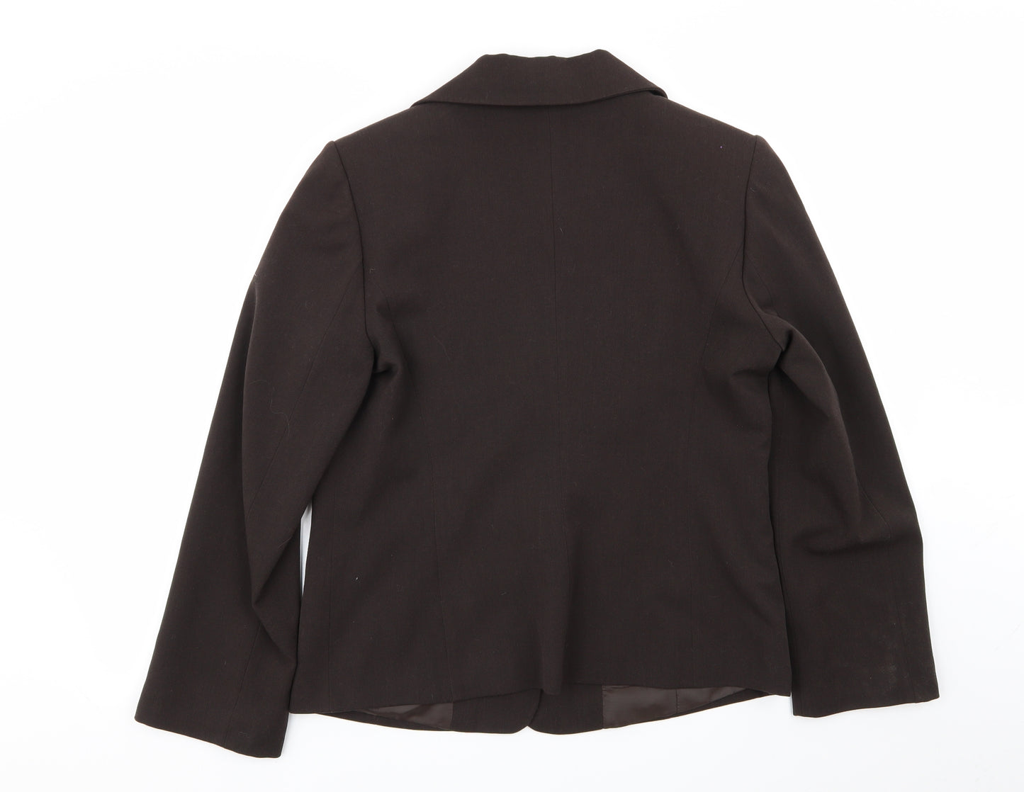 alex& co Womens Brown   Jacket Blazer Size 14