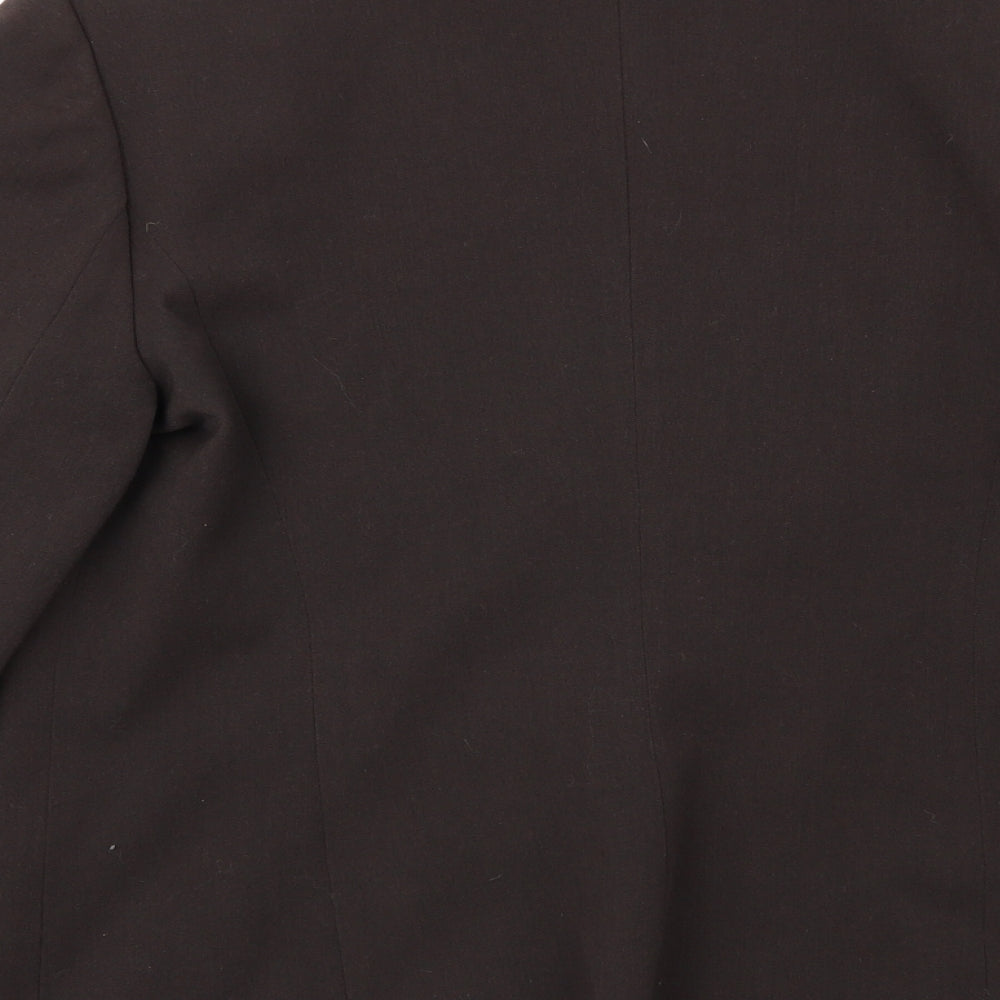 alex& co Womens Brown   Jacket Blazer Size 14