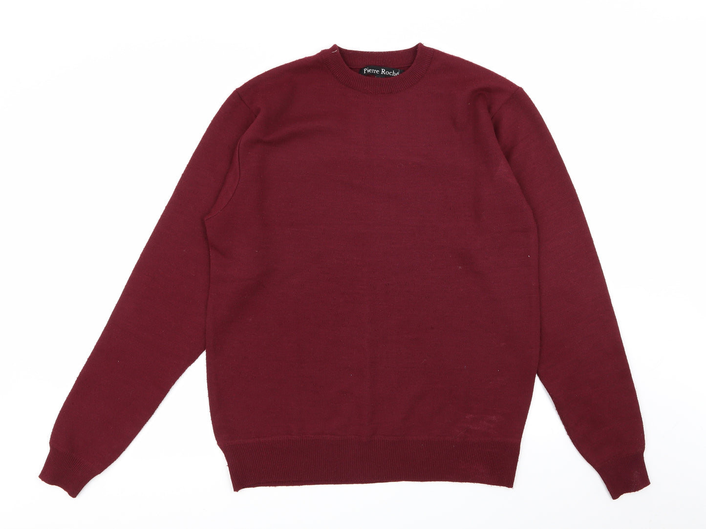 pierre roche Mens Red   Pullover Jumper Size M