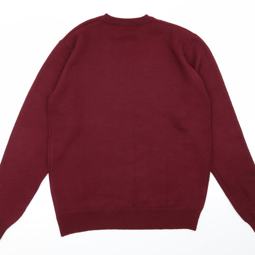 pierre roche Mens Red   Pullover Jumper Size M