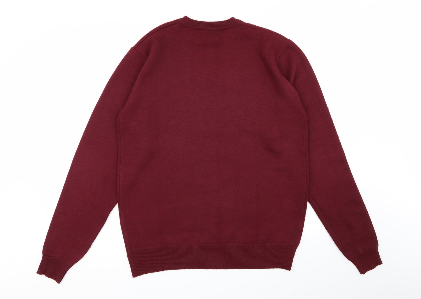 pierre roche Mens Red   Pullover Jumper Size M