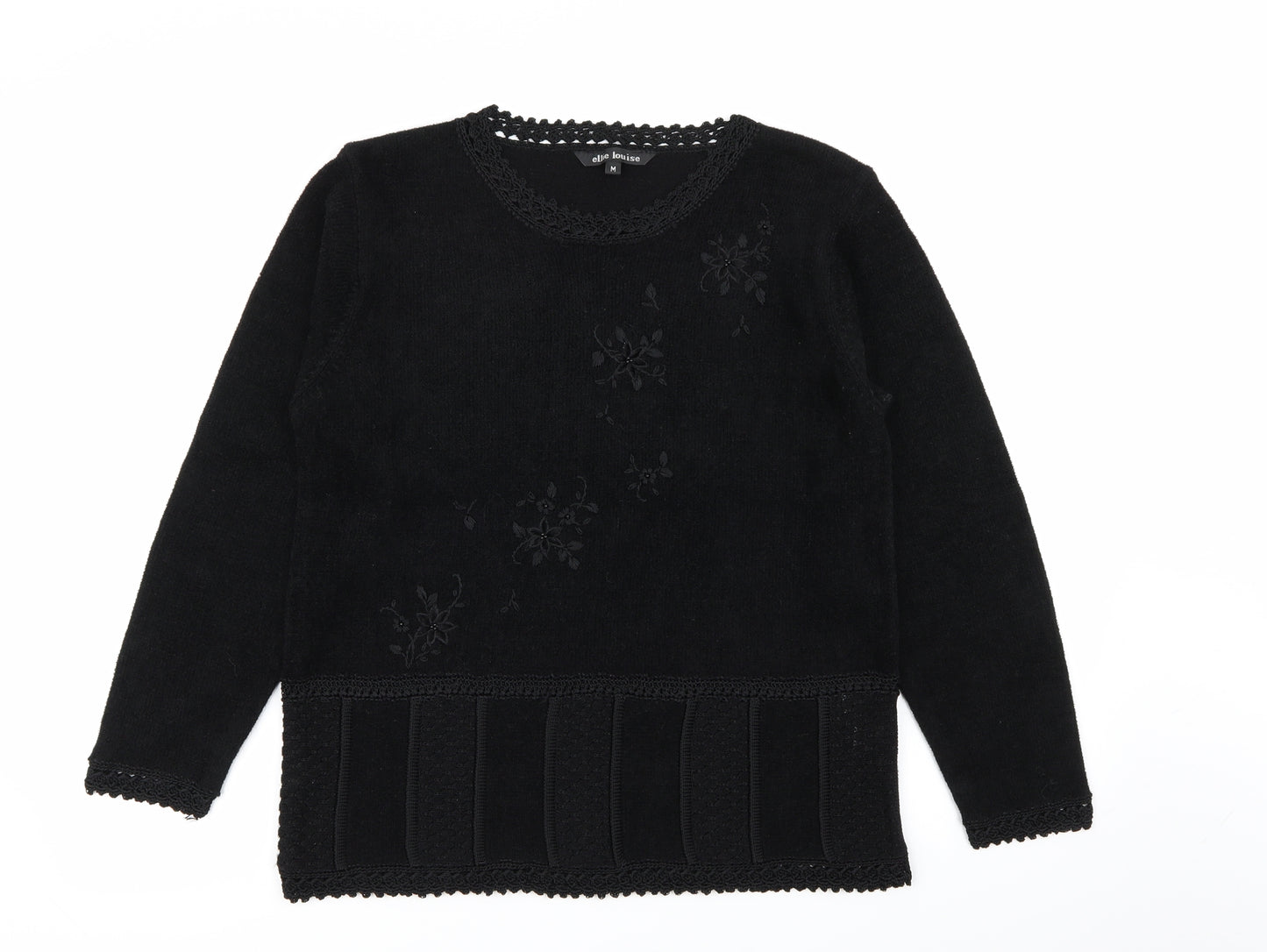 ellie louise Womens Black   Pullover Jumper Size M