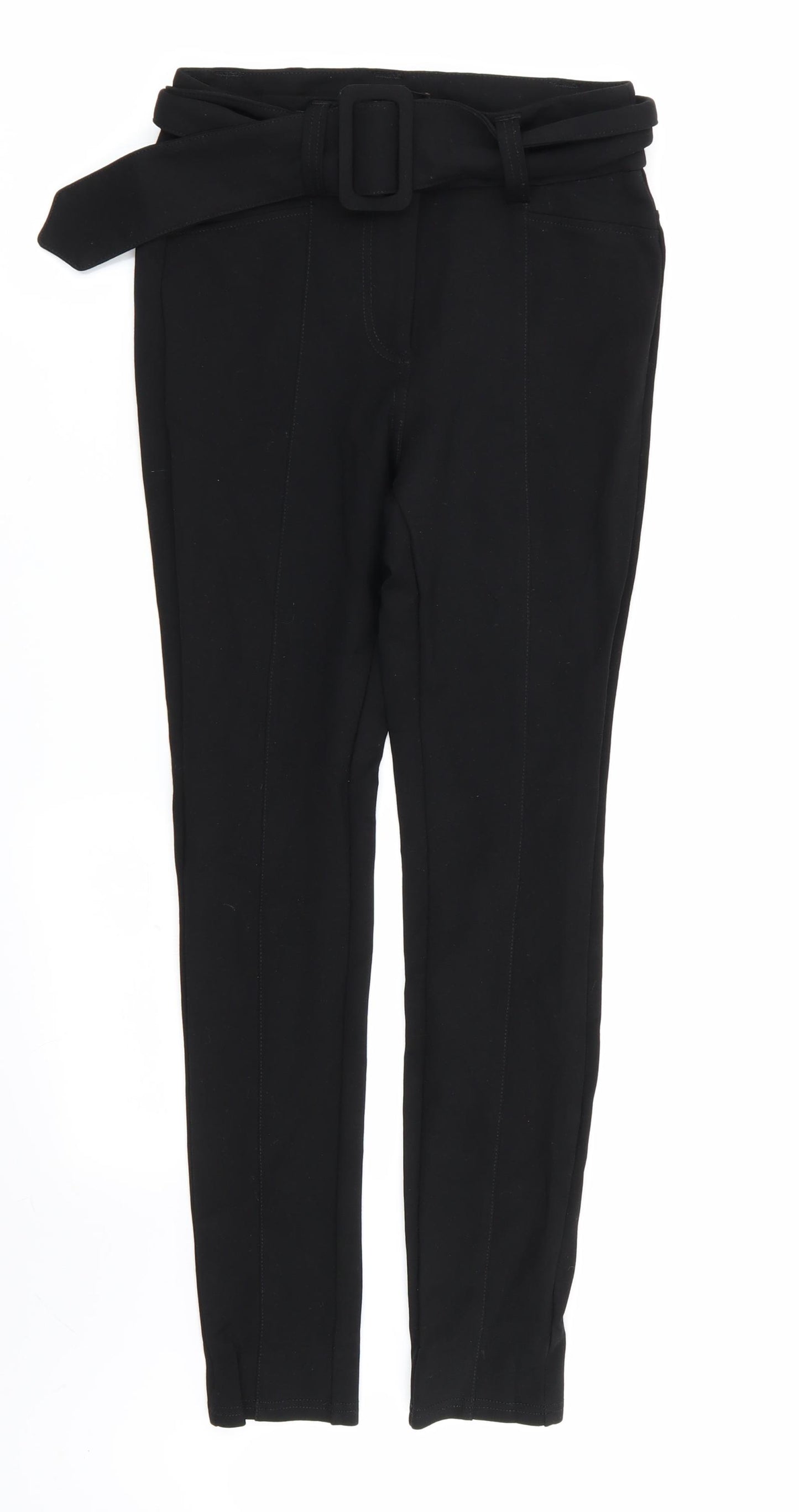 NEXT Womens Black   Trousers  Size 6 L26 in