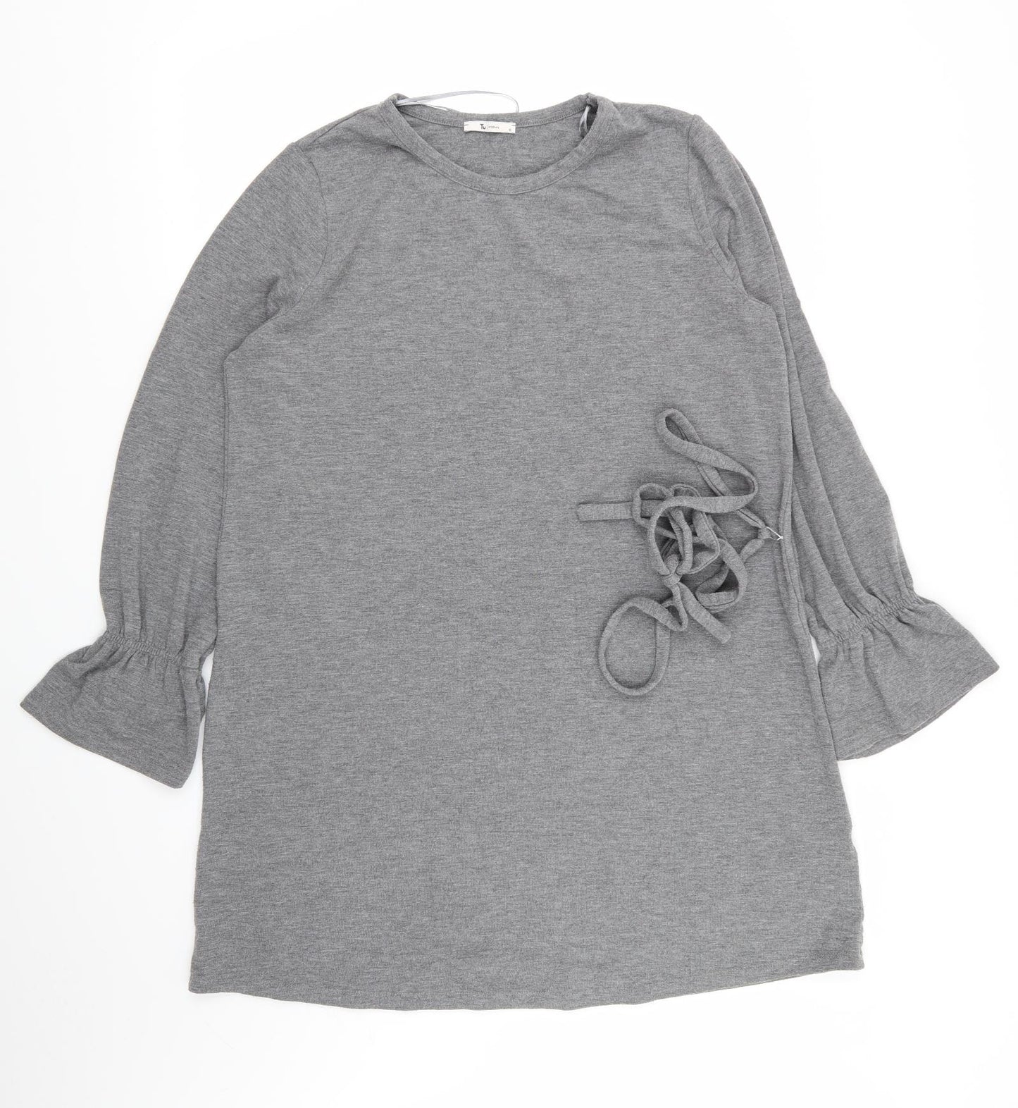 TU Womens Grey   T-Shirt Dress  Size 16