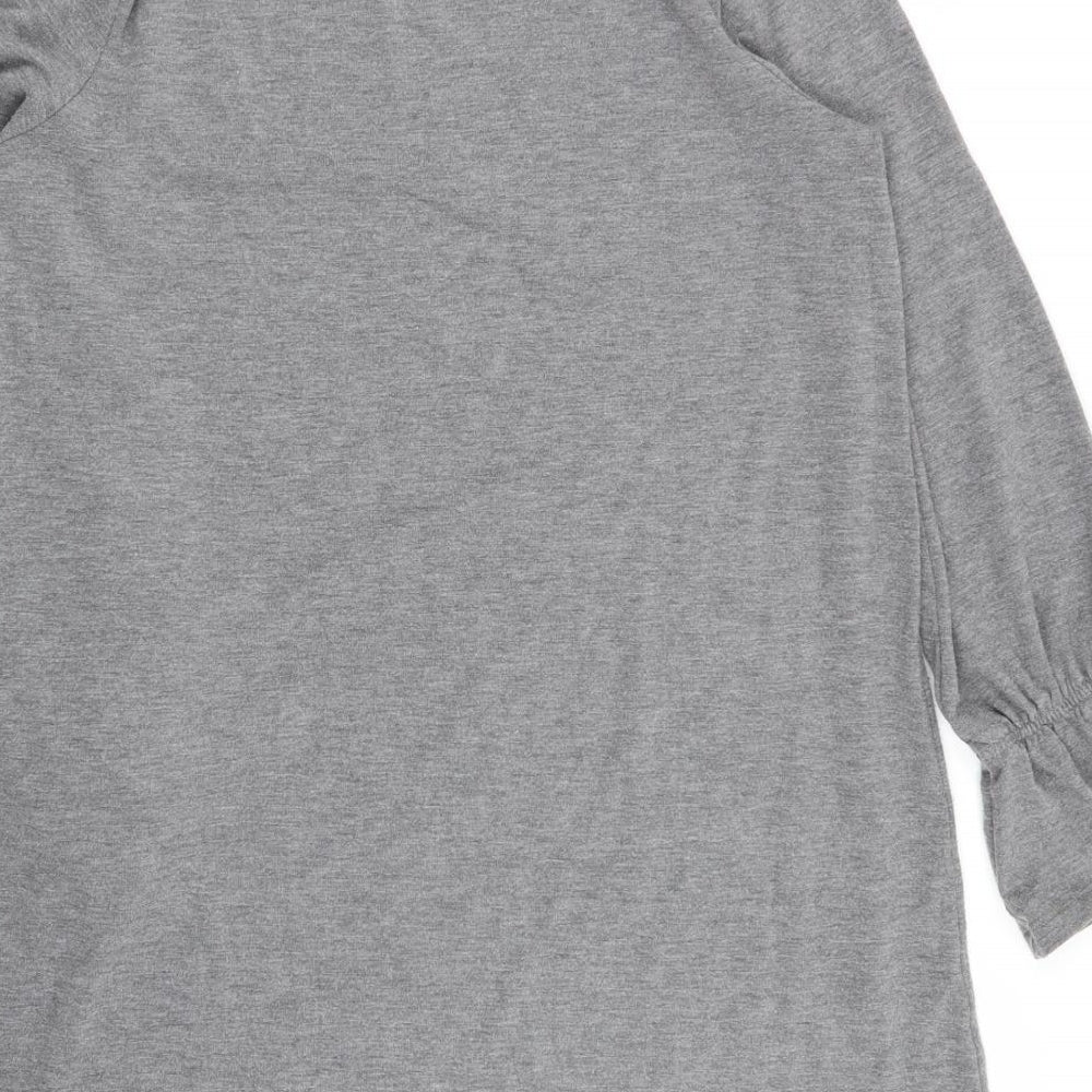 TU Womens Grey   T-Shirt Dress  Size 16