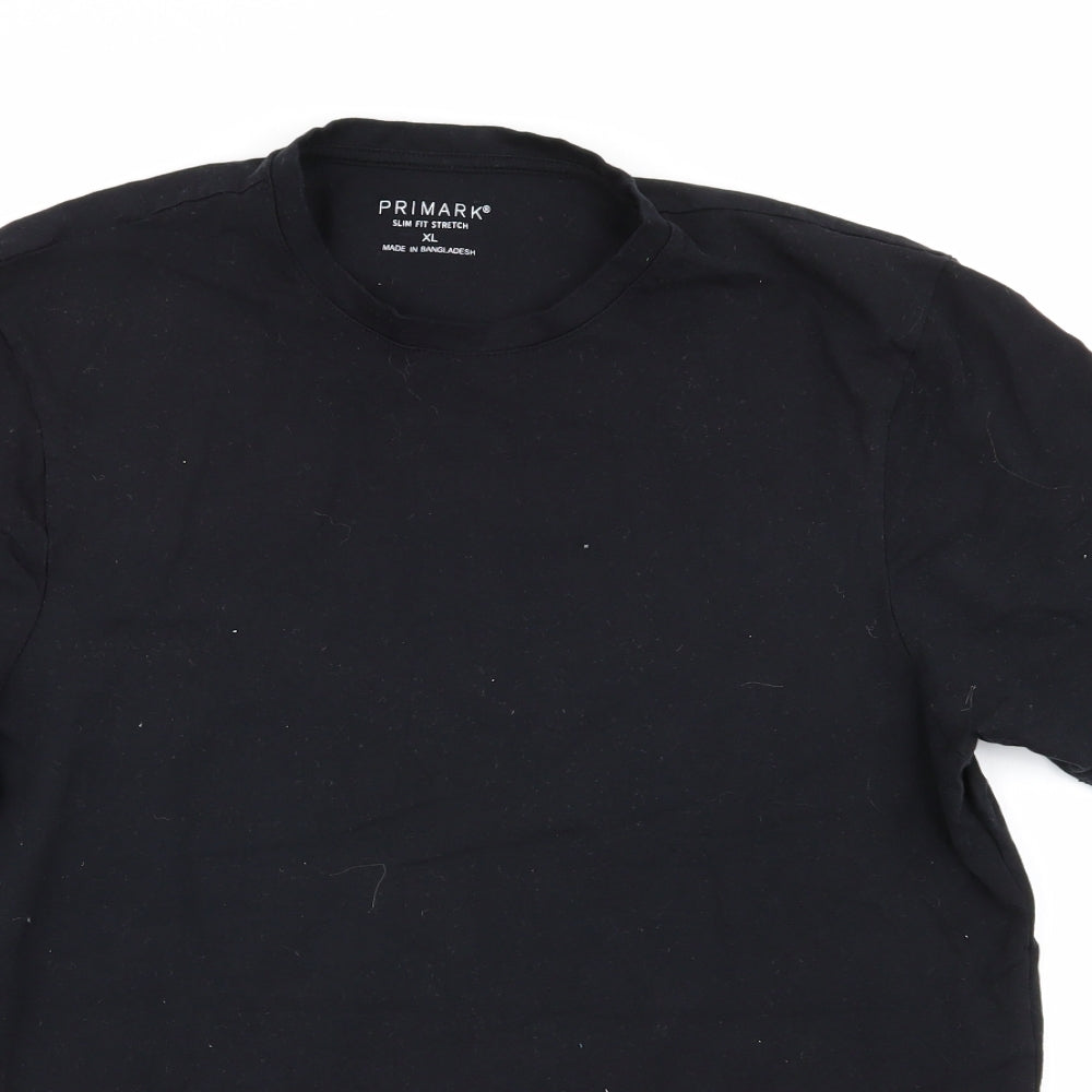 Primark Mens Black    T-Shirt Size XL