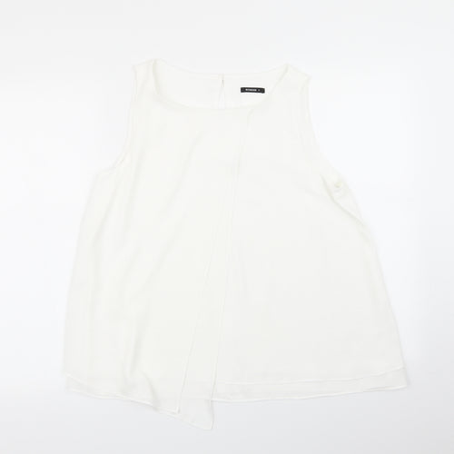 Roman Womens White   Basic Blouse Size 12