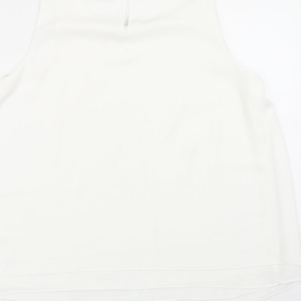 Roman Womens White   Basic Blouse Size 12
