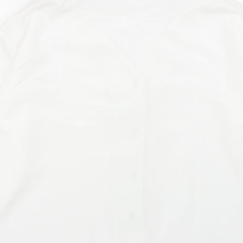 Preworn Womens White   Basic Button-Up Size L