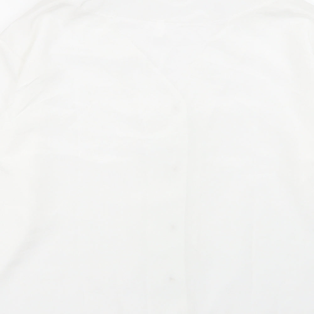 Preworn Womens White   Basic Button-Up Size L