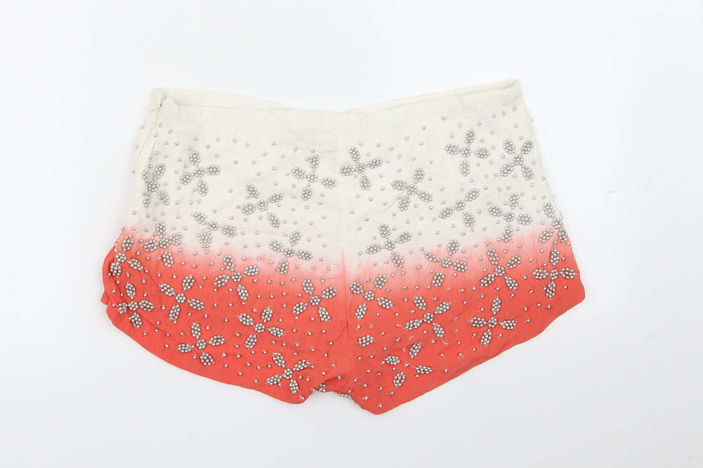 urban bliss Womens Multicoloured Geometric  Hot Pants Shorts Size 10